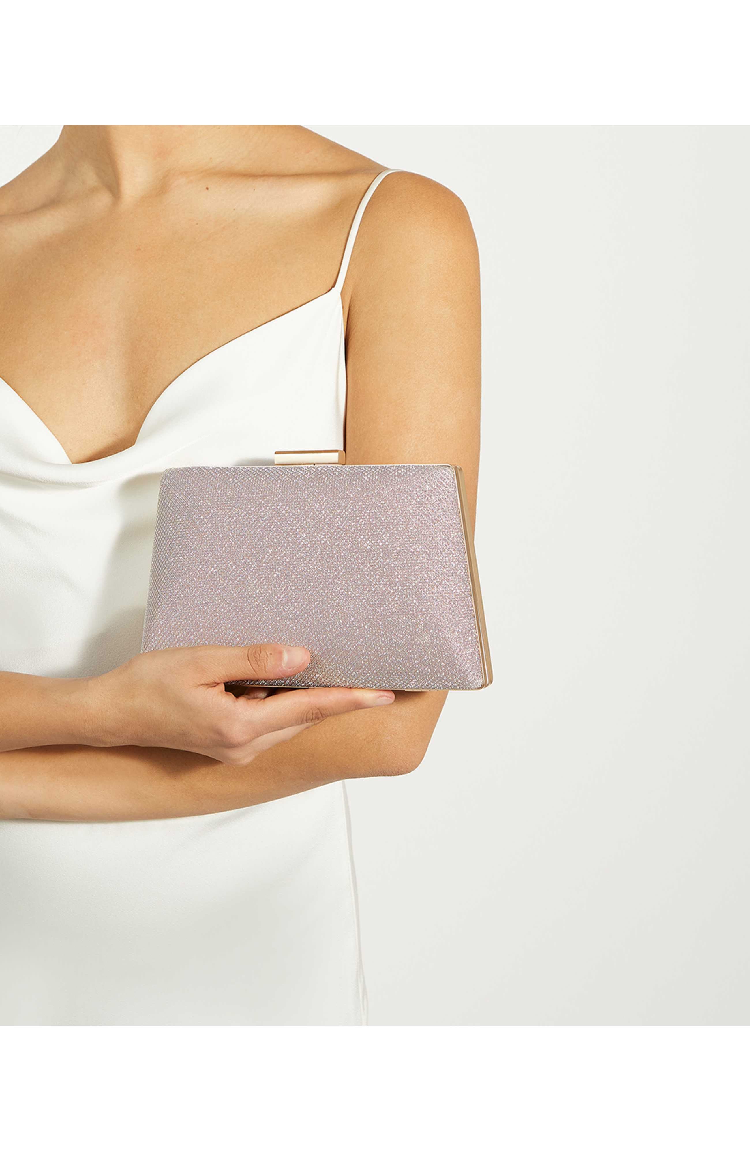 Dune London Bellaria Frame Clutch, Alternate, color, 