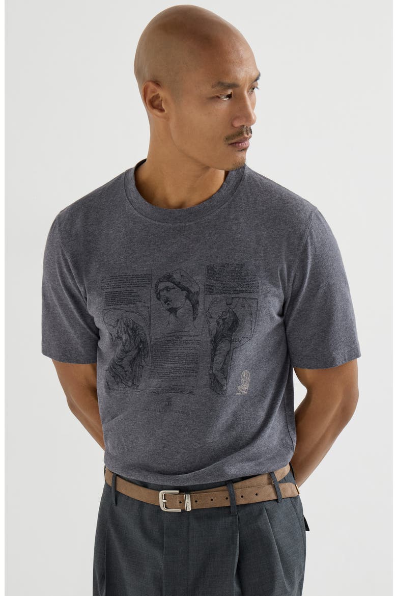 Jersey T-shirt, Alternate, color, Anthracite