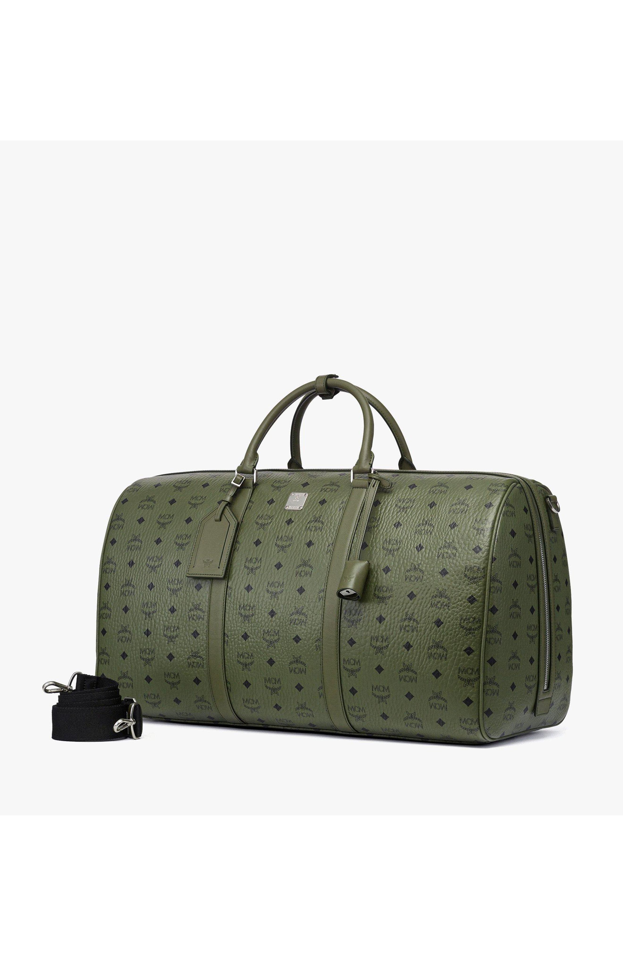 X-Large Ottomar Weekender Bag in Visetos, Alternate, color, Khaki Moss