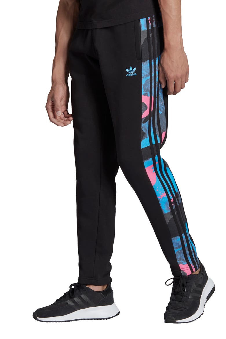 Camouflage Series Sweatpants, Main, color, BLACK/ PULSE BLUE