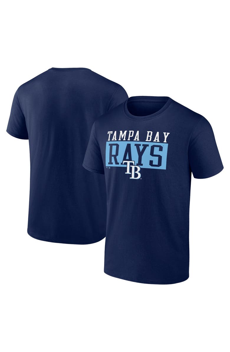 FANATICS Men's Fanatics Navy Tampa Bay Rays Hard To Beat T-Shirt, Main, color, Navy