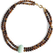 Madewell Semiprecious Stone Beaded Double Necklace