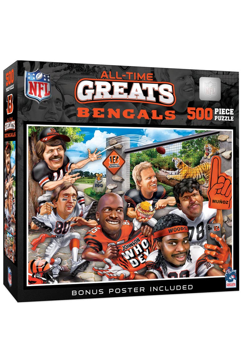 Cincinnati Bengals 500 Piece Puzzle, Main, color, Multicolor