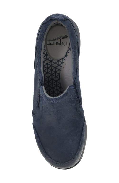 Dansko Pippy Waterproof Slip-on Sneaker In Blue