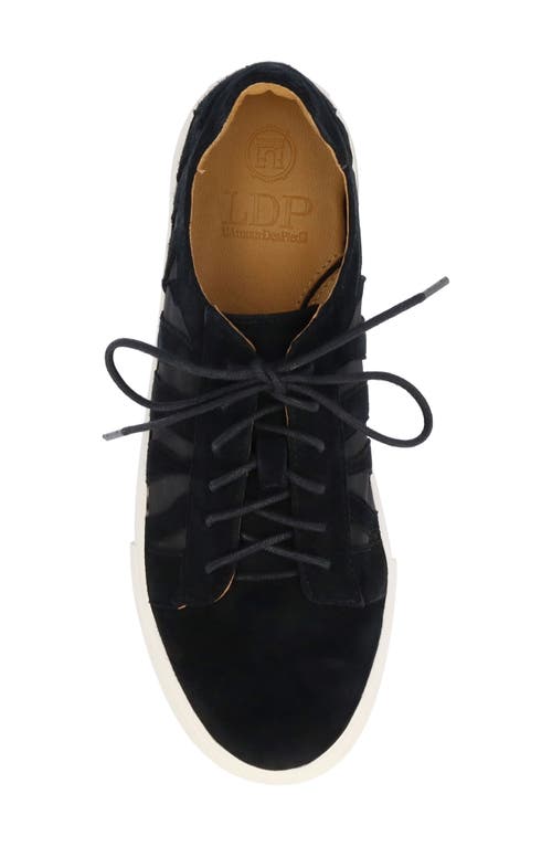 L'amour Des Pieds Keaton Mesh Cutout Platform Sneaker In Black
