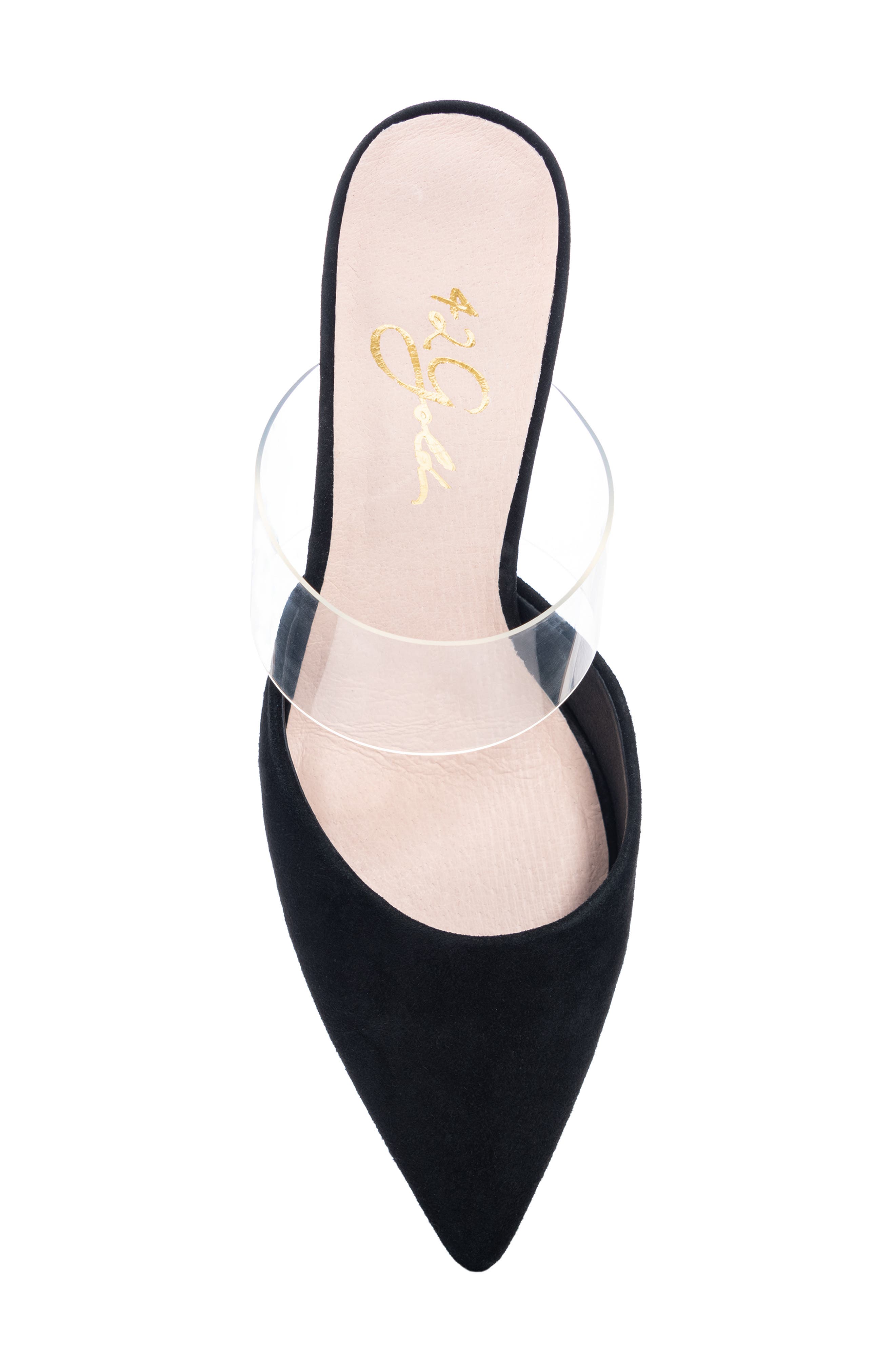 42 Gold Ronnie Pointed Toe Mule, Alternate, color, 