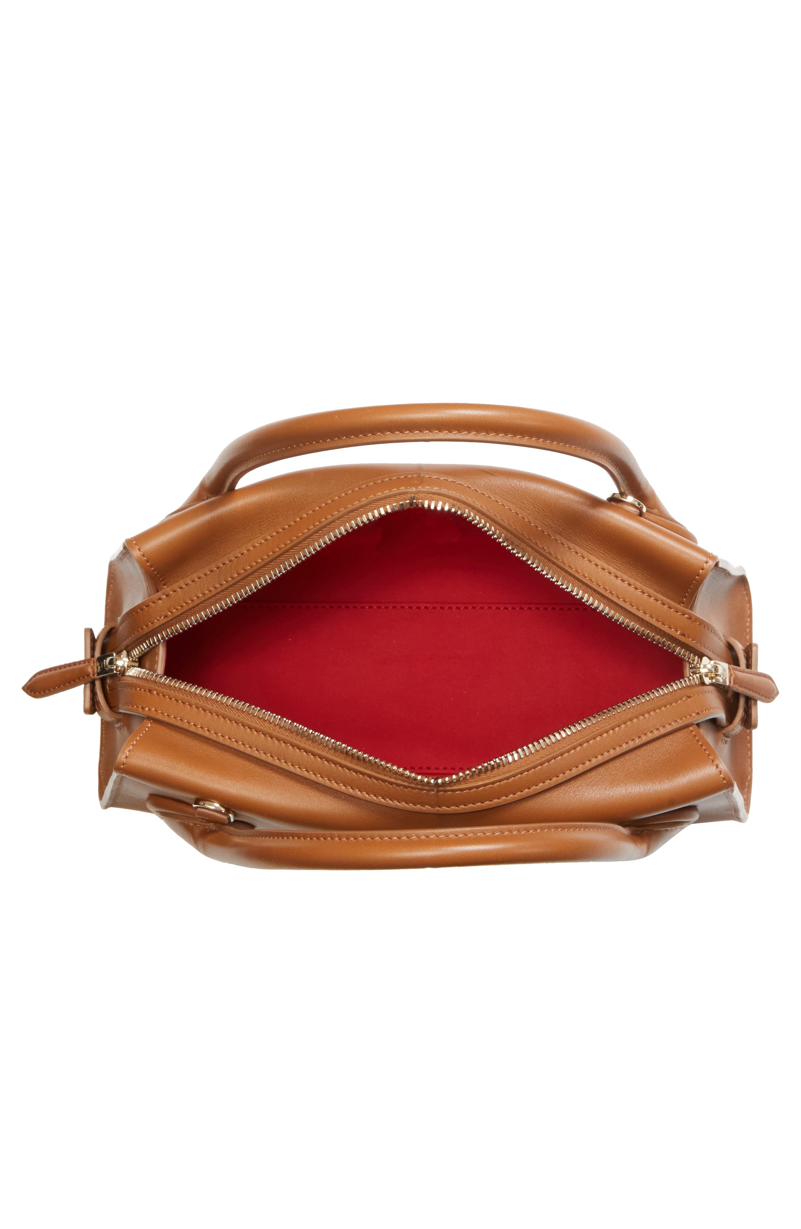 Mini Lambskin Baquette Bag, Alternate, color, CUOIO