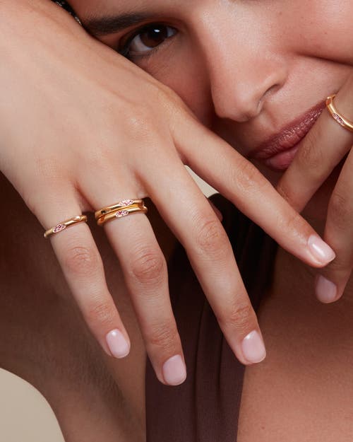 Eloise Jewelry Mirage Ring With Gemstone In Gold