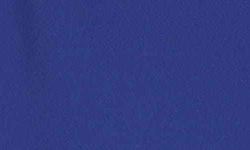 Alex Evenings Ruffle Stretch Crepe Gown In Blue