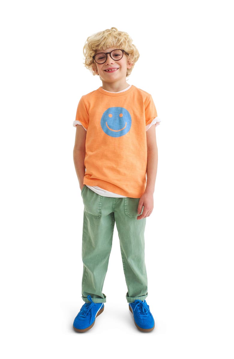 Primary Kids Garment Dyed Stretch Chino Pocket Pant, Alternate, color, Garment Dye Cactus