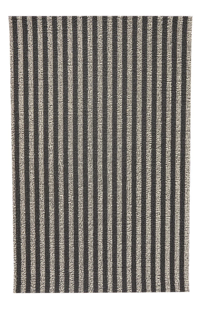 Chilewich Breton Stripe Door Mat, Main, color, Gravel