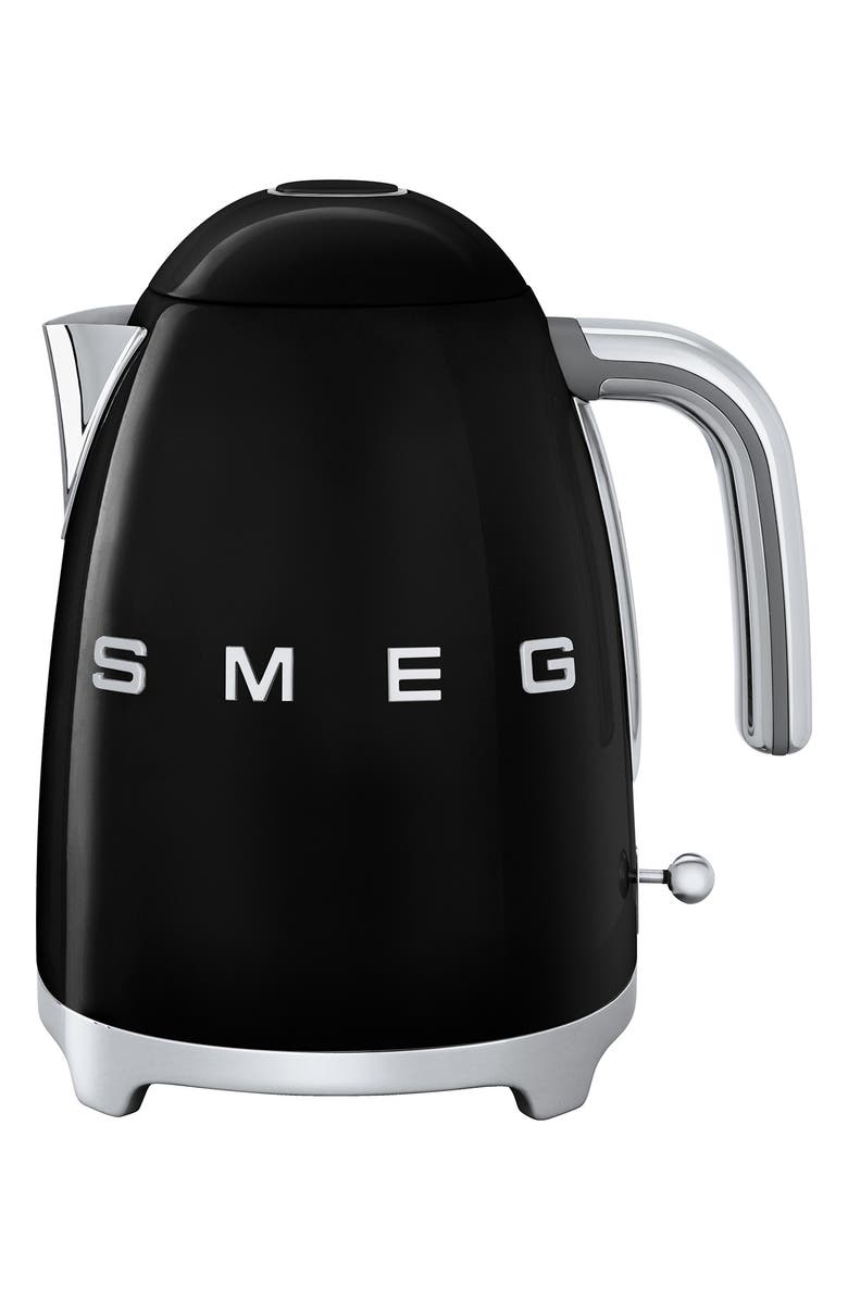 smeg '50s Retro Style Electric Kettle, Main, color, Black