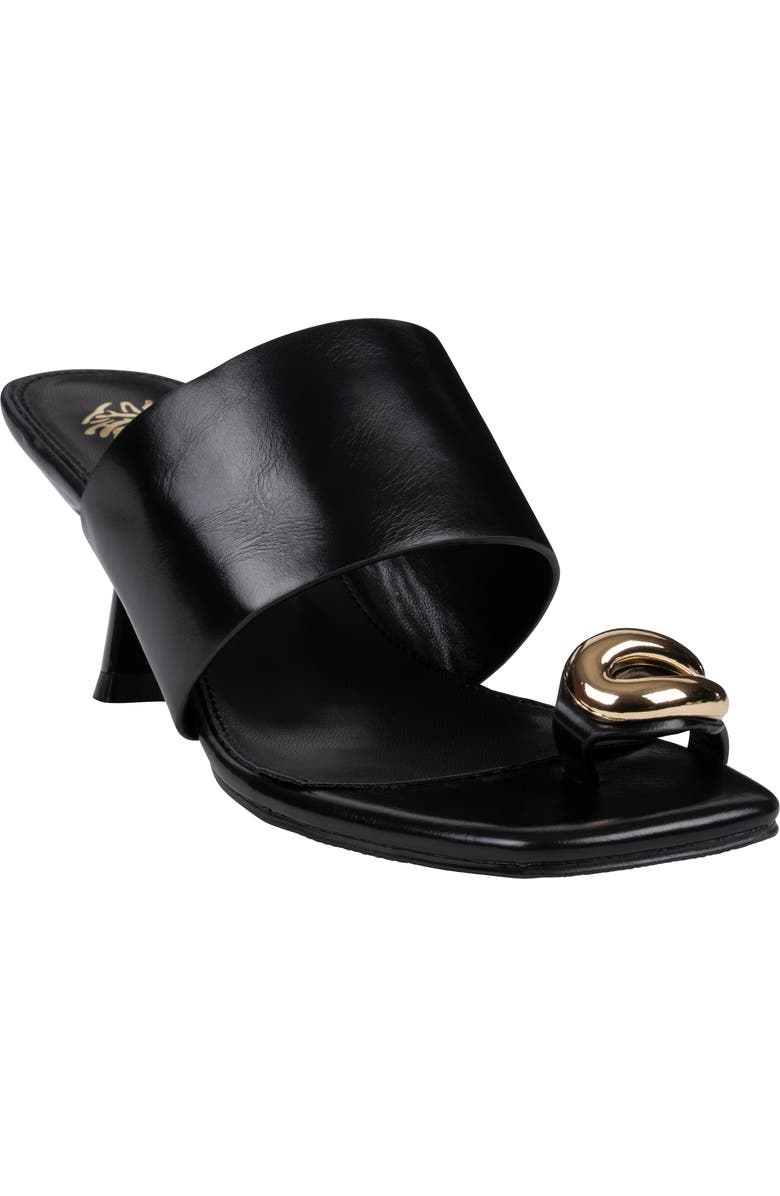 GOOD CHOICE NEW YORK Carmela Toe Loop Sandal, Main, color, Black