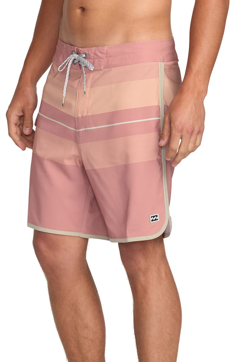 Billabong 73 Pro Board Shorts, Alternate, color, Dusty Pink