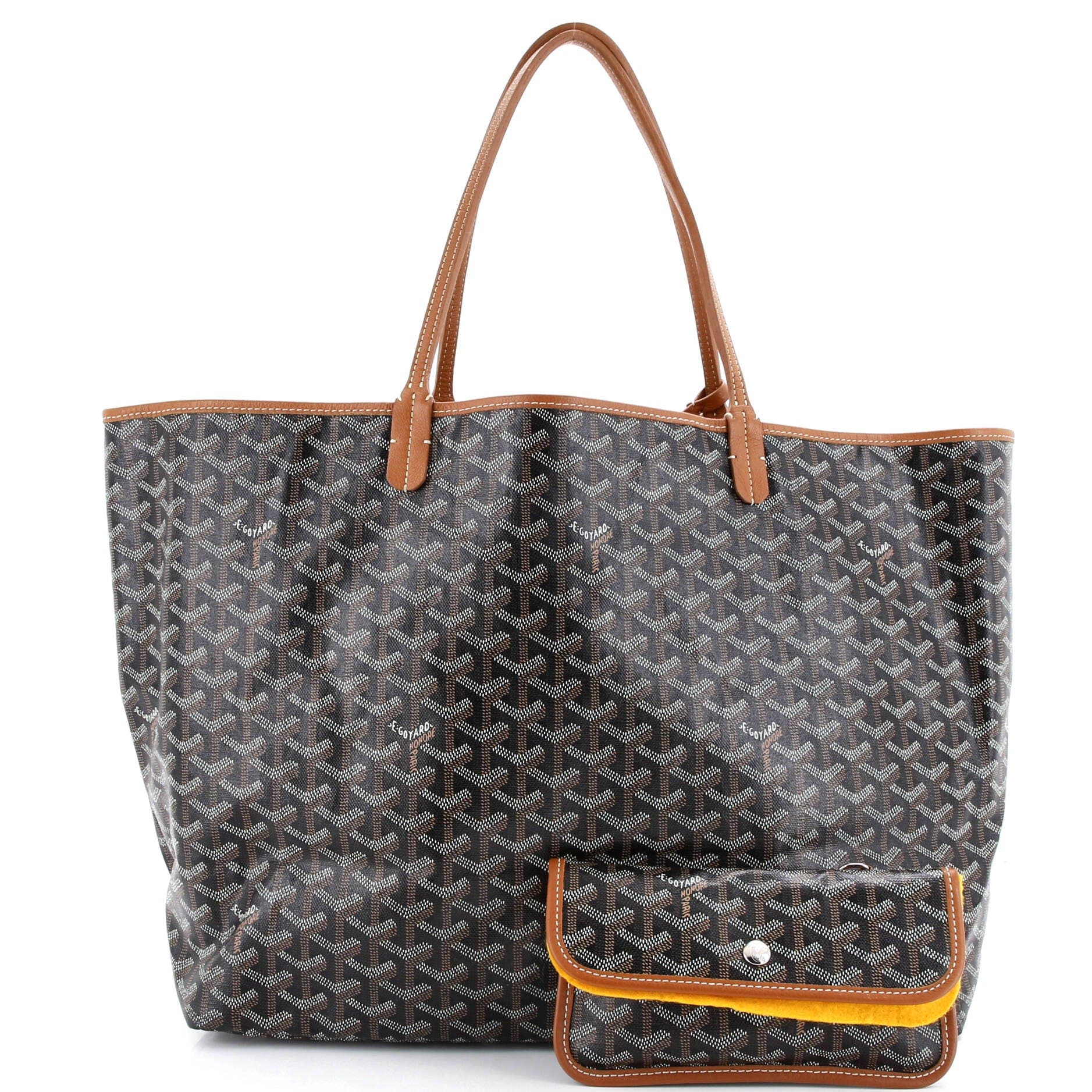 Pre-Owned Goyard Saint Louis Tote Coated Canvas GM, Alternate, color, 