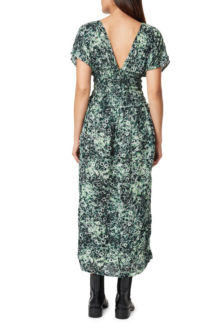 Smocked Waist Maxi Dress, Alternate, color, SHIBORI FLORAL GREEN
