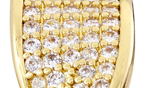 Savvy Cie Jewels Cubic Zirconia Twist C Hoop Earrings