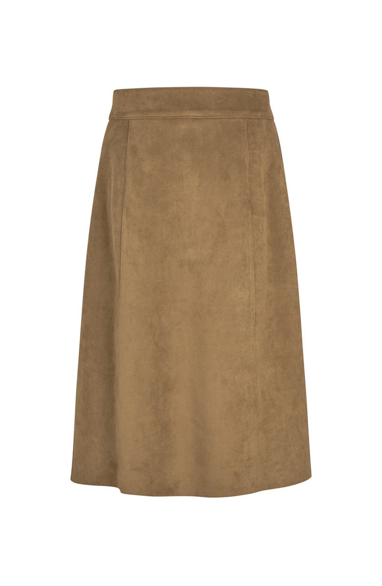 Masai Copenhagen MaSynnora Button Front Midi Skirt, Alternate, color, Otter