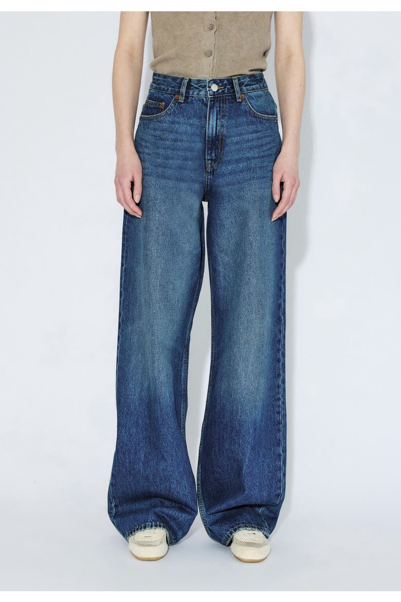 Donna High Relaxed Jeans, Alternate, color, Stream Dark Fade Vintage