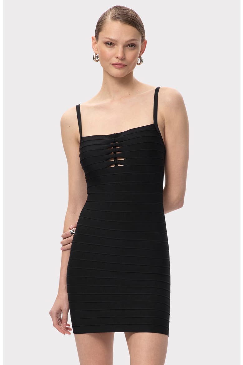 The Emerson Knit Dress, Alternate, color, BLACK