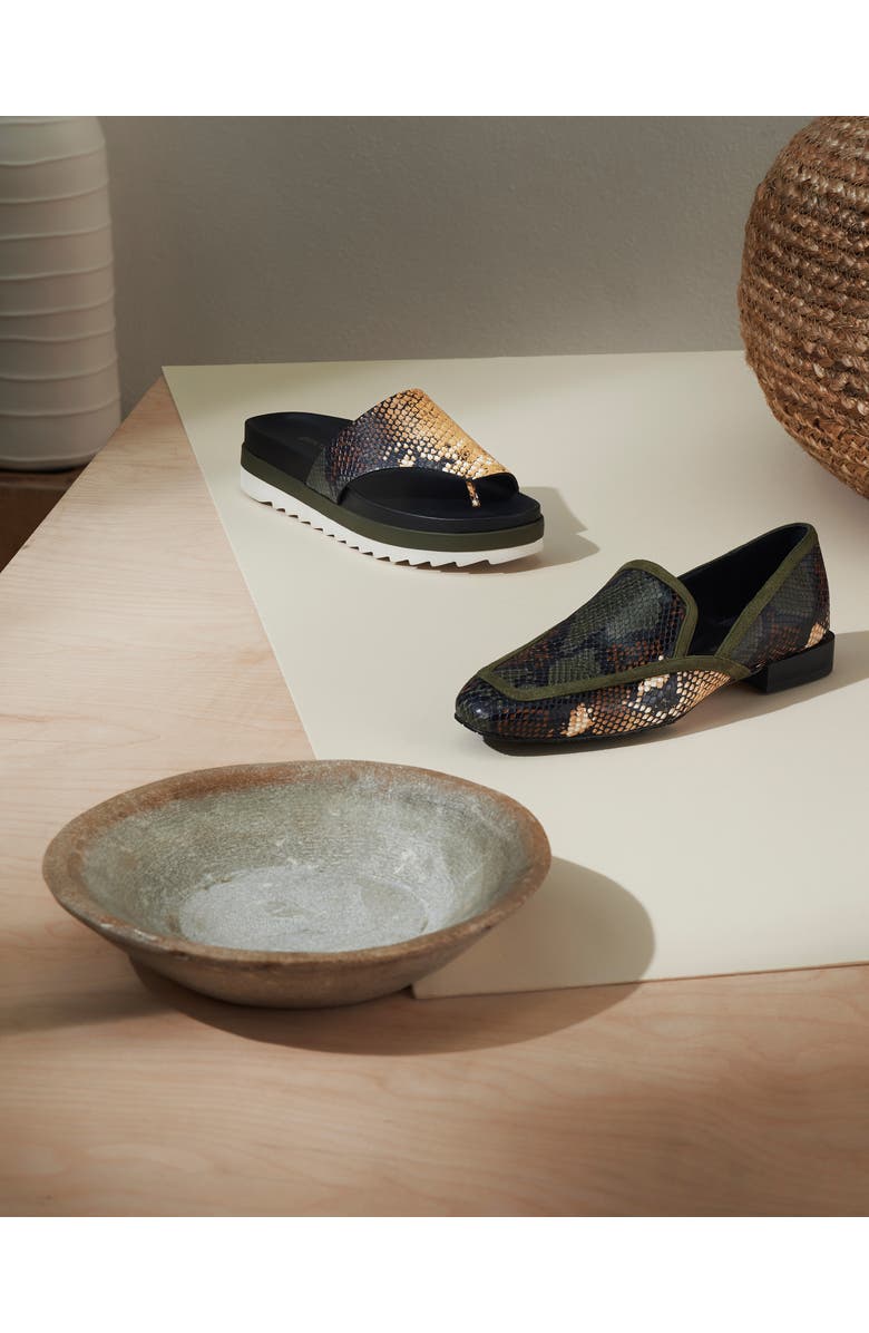 Donald Pliner Rezza Snakeskin Print Loafer, Alternate, color,