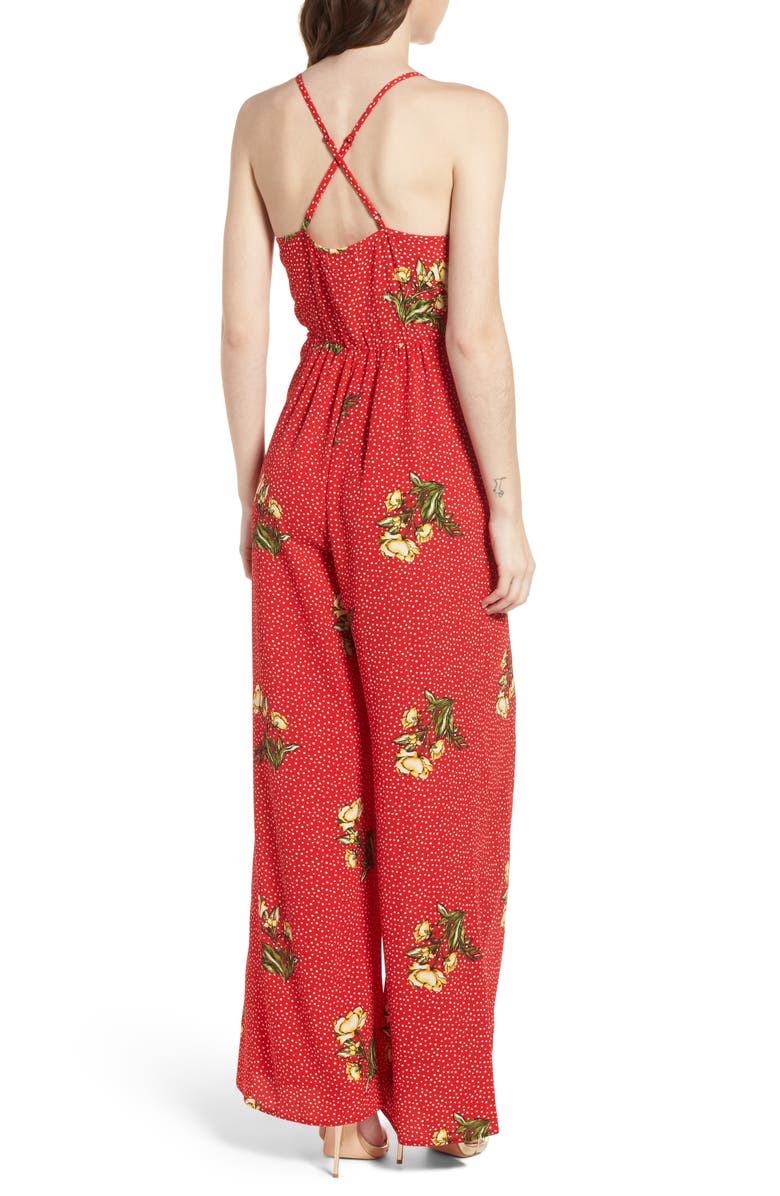 Socialite Wrap Jumpsuit, Alternate, color, 