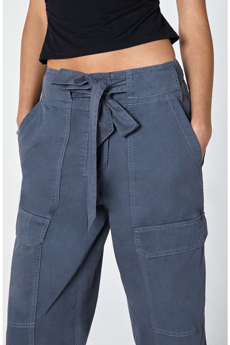 Mia Drawstring Cargo Pants, Alternate, color, BLUE NOTE