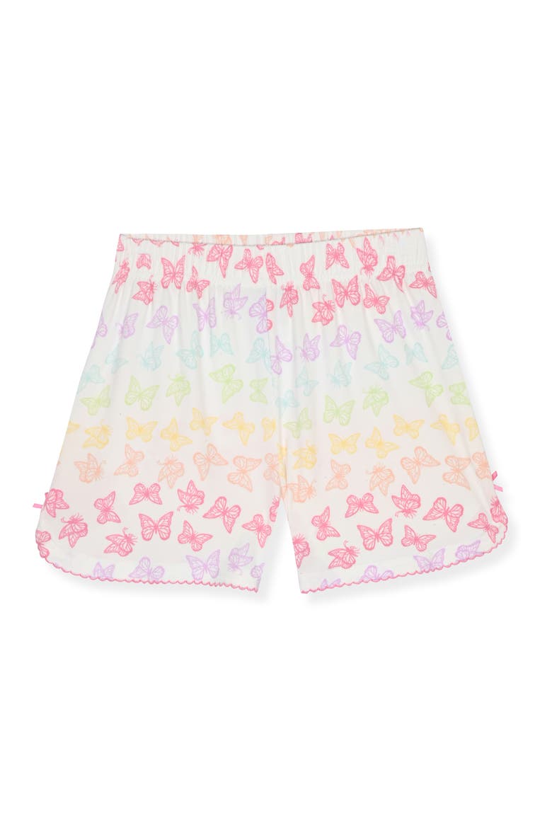 Kids' Two-Piece Short Pajamas & Headband Set, Alternate, color, WHITE