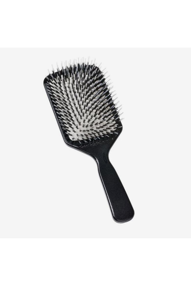 High Quality Plastic Hair Extension Paddle Brush - Mixed Bristles, Main, color, Black