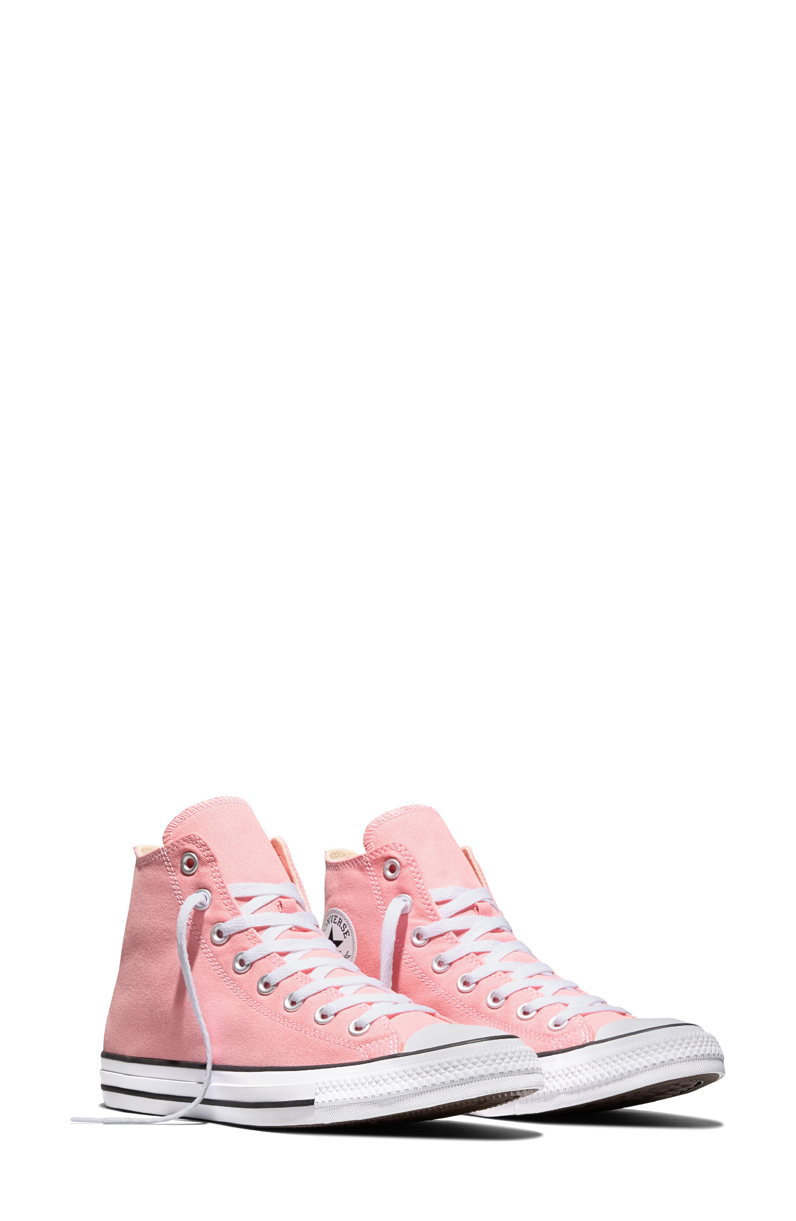 Chuck Taylor All Star High Top Sneaker, Alternate, color, OK BLOOMER