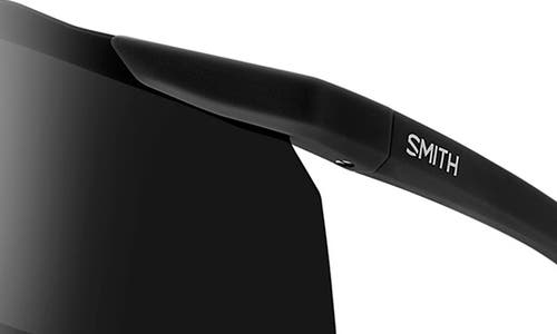 Smith Defy 135mm Chromapop™ Polarized Shield Sunglasses In Black