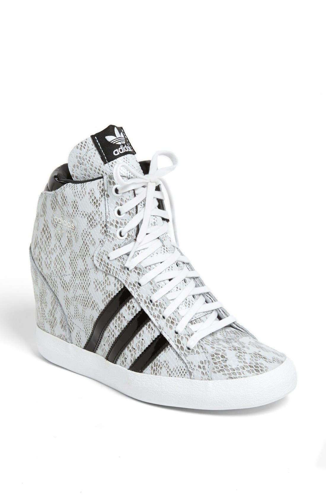 'Basket Profi' Hidden Wedge Sneaker, Main, color, WHITE/ BLACK