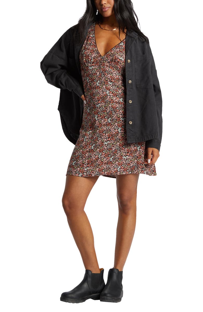 Billabong Stoked on You Oversize Cotton Button-Up Shirt, Alternate, color, 