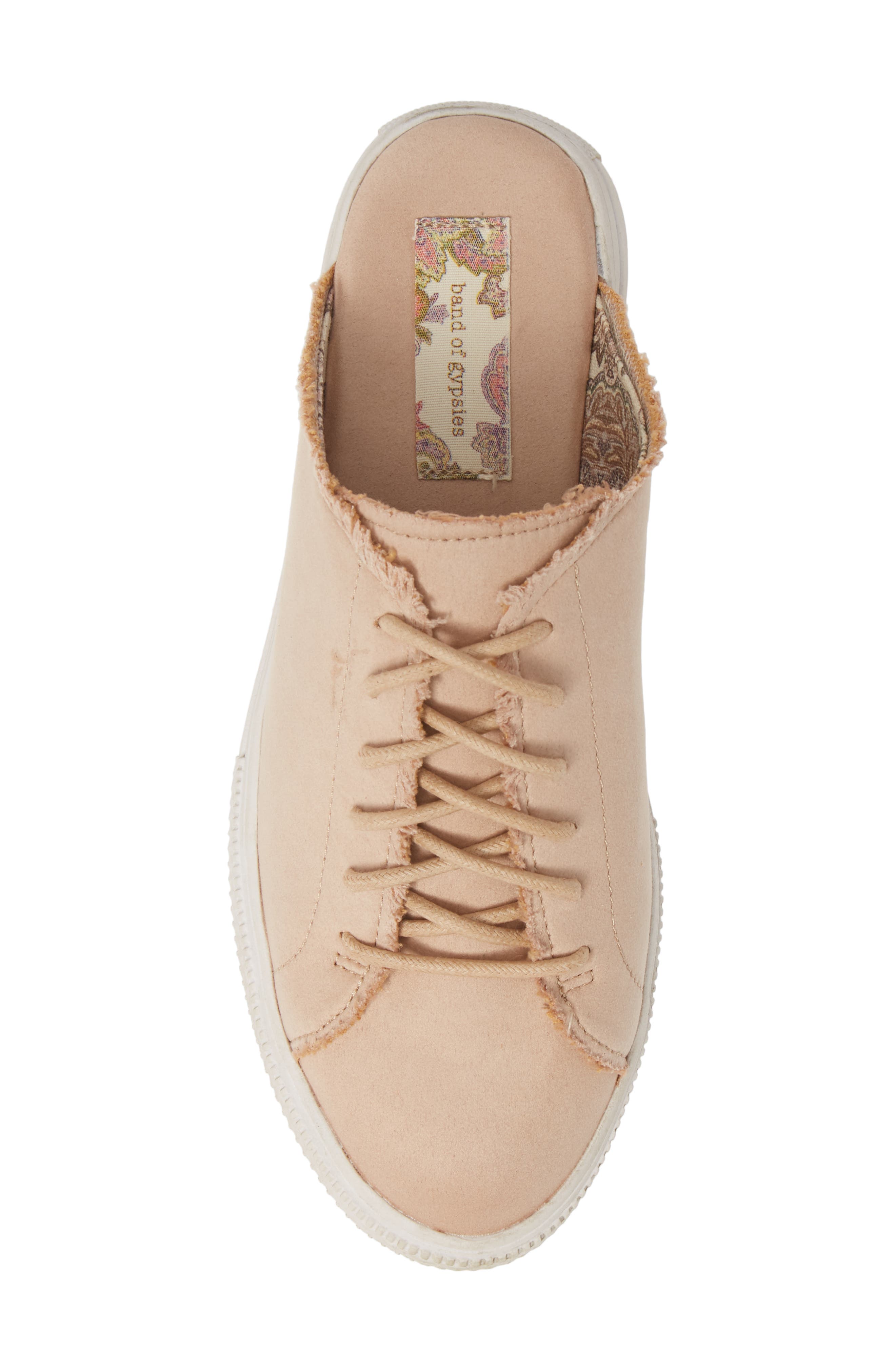 Band of Gypsies Coast Sneaker Mule, Alternate, color, PINK BRUSHED SATIN