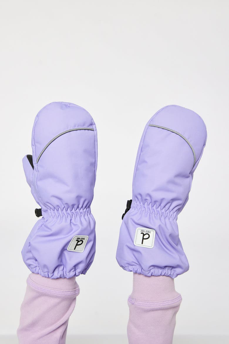Rubberized Play Waterproof Palm Winter Mittens, Alternate, color, Violet