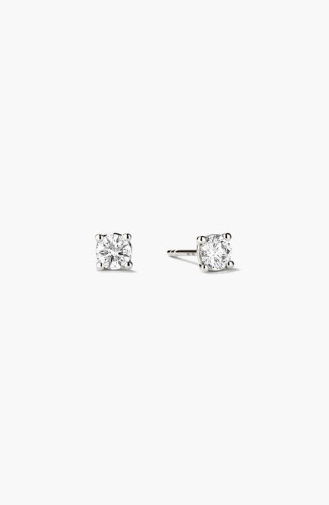 Lab Grown Diamond Round Studs 0.5 TCW