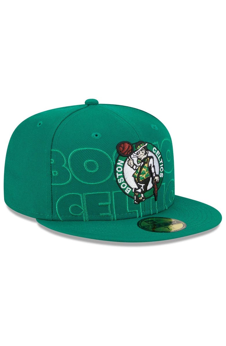 New Era Men's New Era Kelly Green Boston Celtics 2023 NBA Draft 59FIFTY Fitted Hat, Alternate, color, Kelly Green