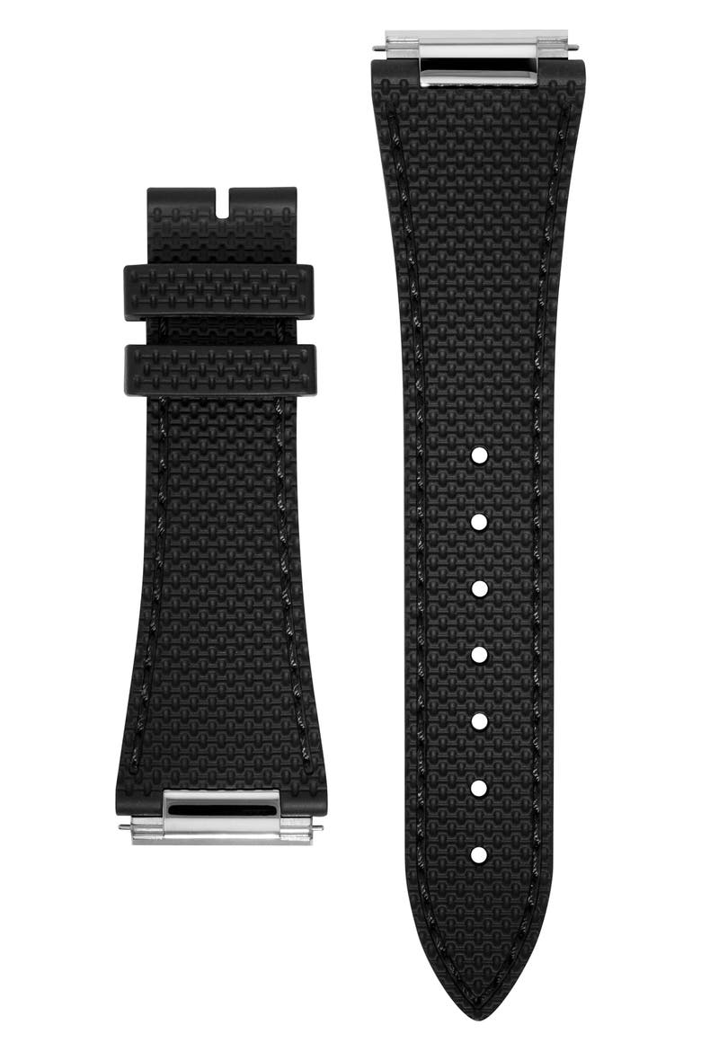 Highlife Heart Beat Automatic Bracelet/Leather Strap Watch, 41mm, Alternate, color, SILVER-TONE