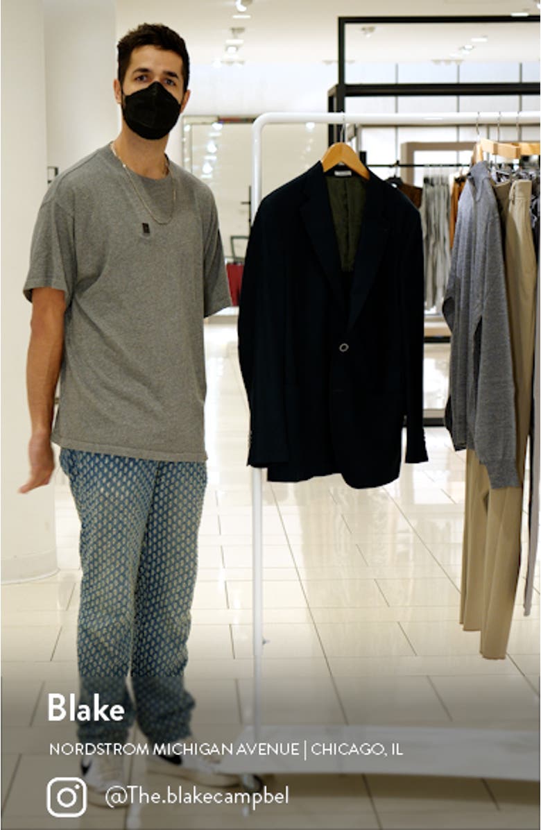 Classic Fit Stretch Wool Blazer, sales video thumbnail