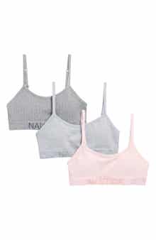 Nautica Kids' Assorted 3-Pack Seamless Bralettes