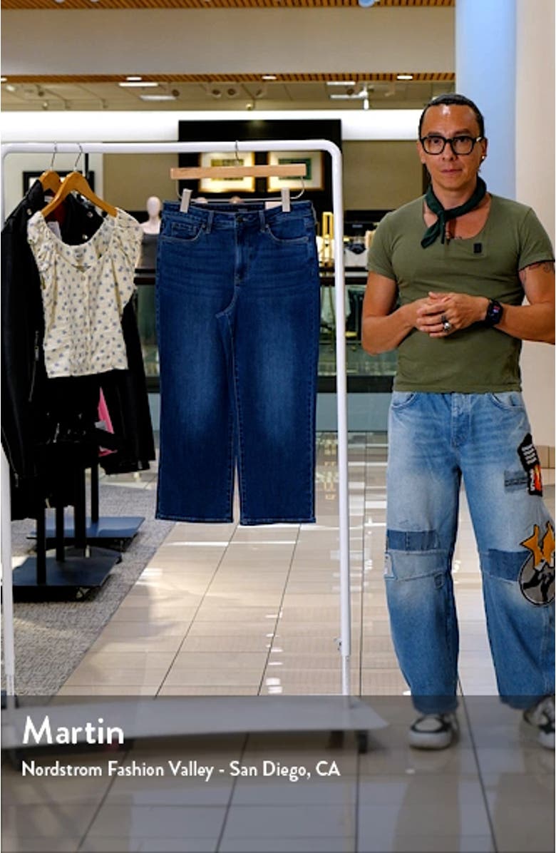 Joni High Waist Relaxed Capri Jeans, sales video thumbnail