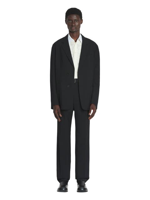 Loose-Fitting Wool Jacket