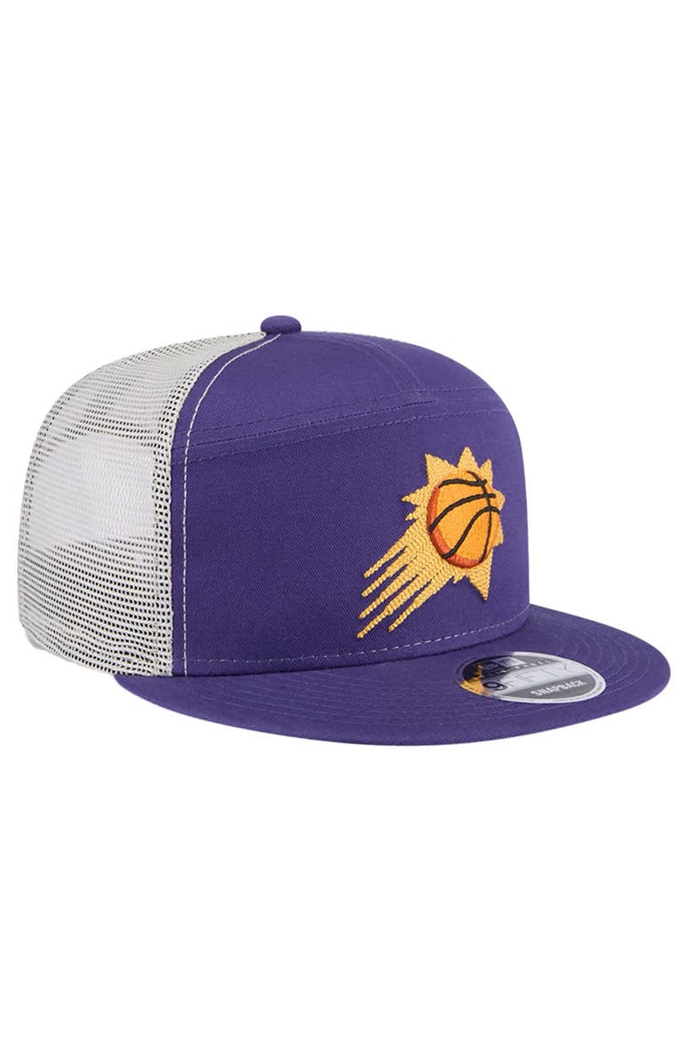 New Era Men's Phoenix Suns New Era Purple Victory Grove Split Panel 9FIFTY Snapback Hat, Alternate, color, Purple