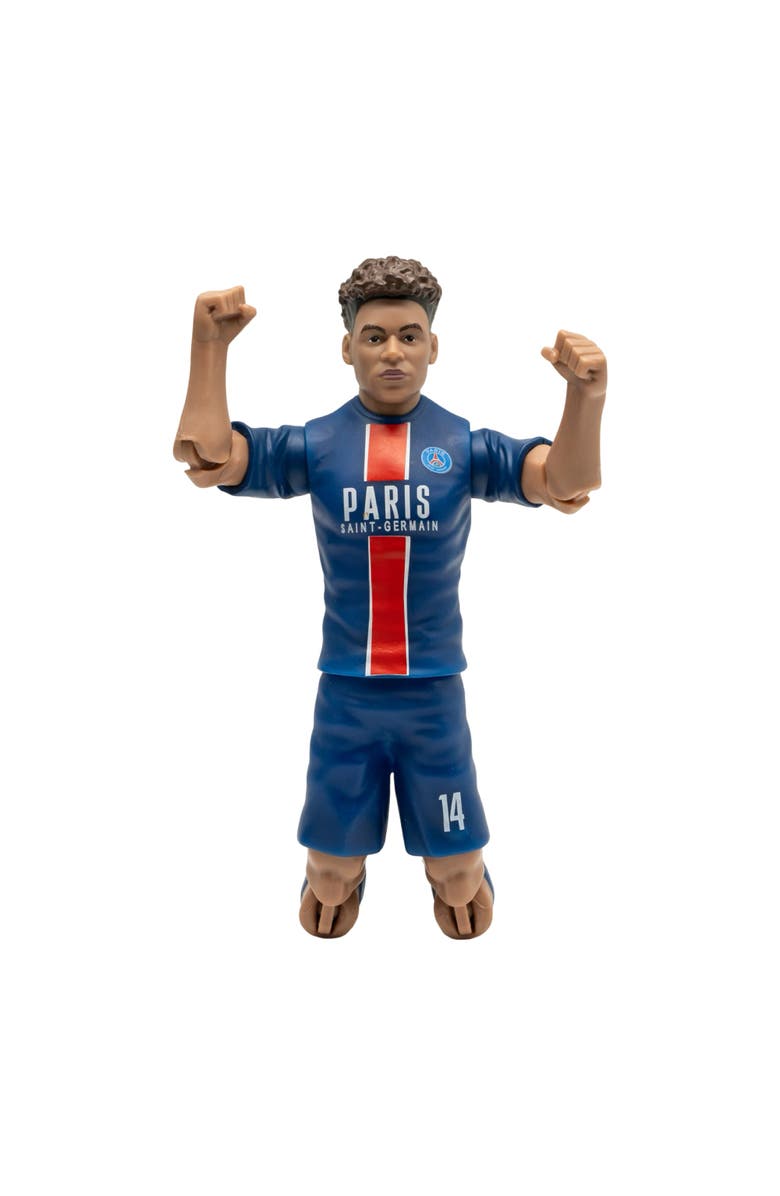 Banbo Toys Sockers Paris Saint-Germain Desire Doue 8" Soccer Action Figure, Alternate, color, Blue