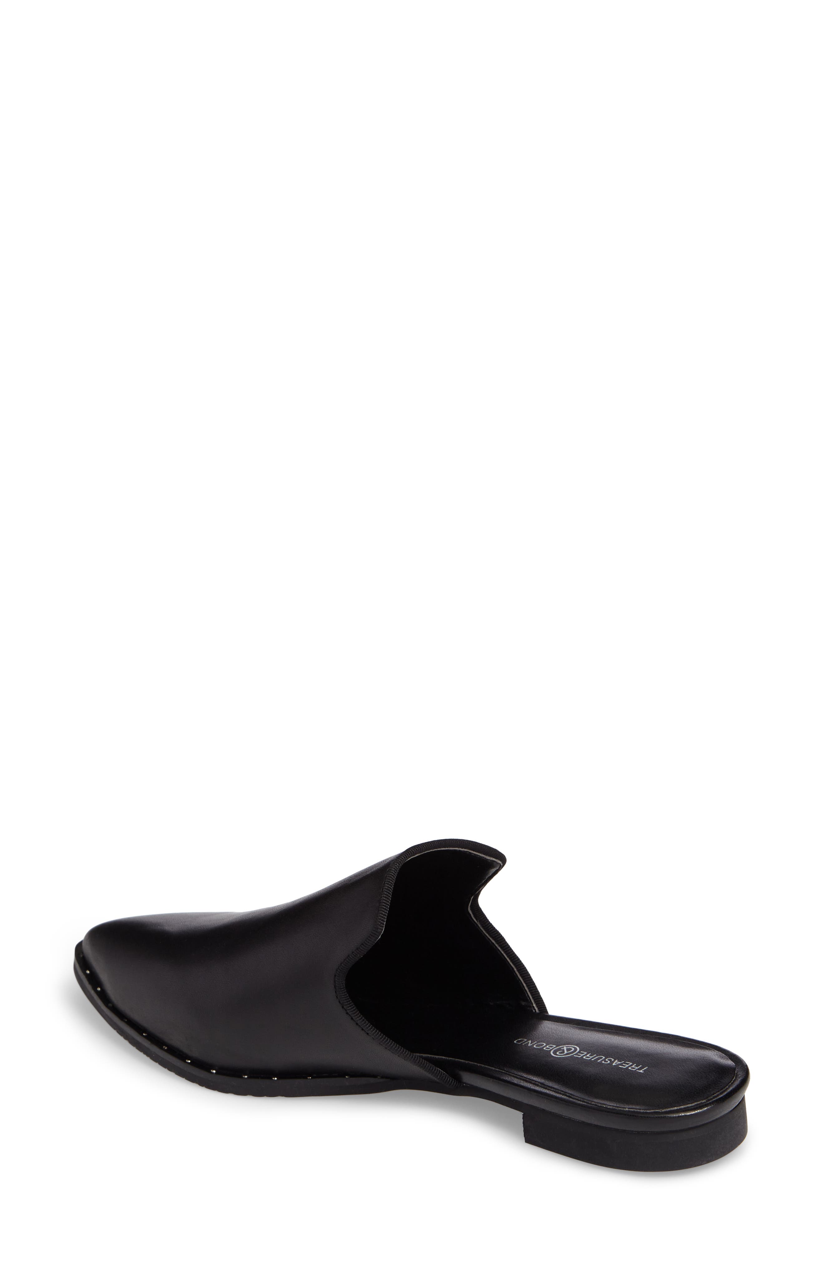 Keaton Loafer Mule, Alternate, color, BLACK LEATHER