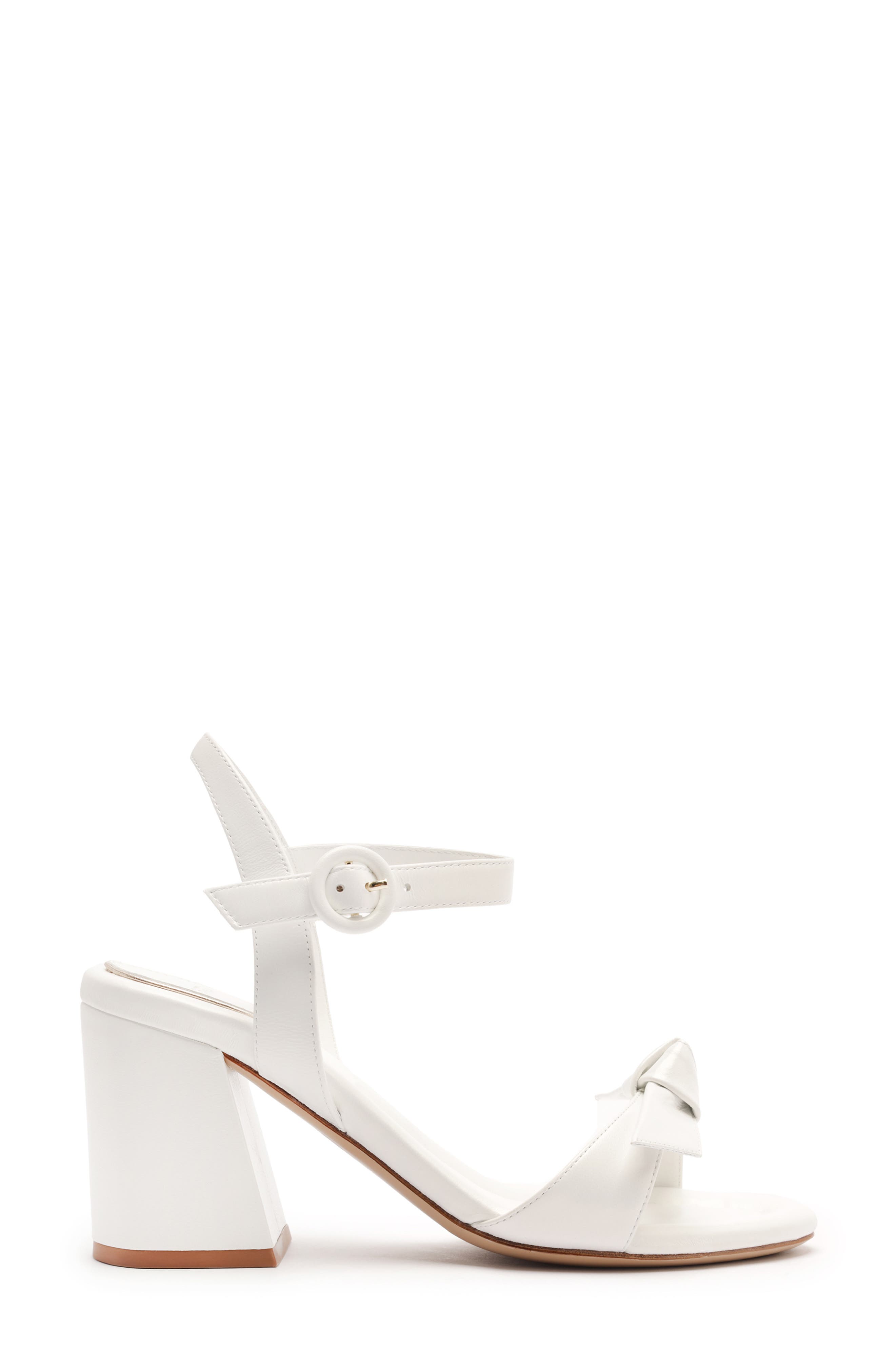 Alexandre Birman Clarita Flare Platform Bridal Sandal, Alternate, color, Pearl/ White