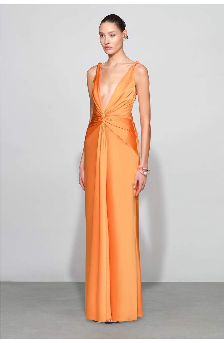 Et Ochs Tatum Gown, Alternate, color, Tangerine