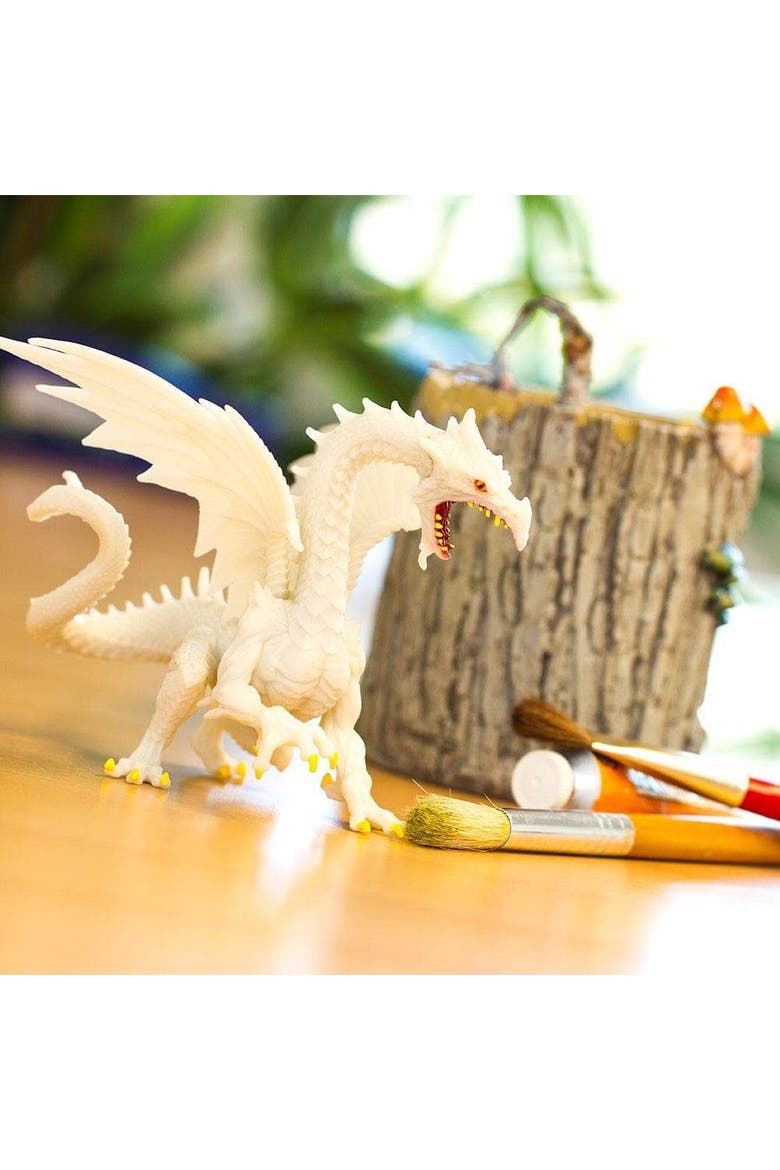 Glow-In-The-Dark Snow Dragon Toy, Alternate, color, No Color
