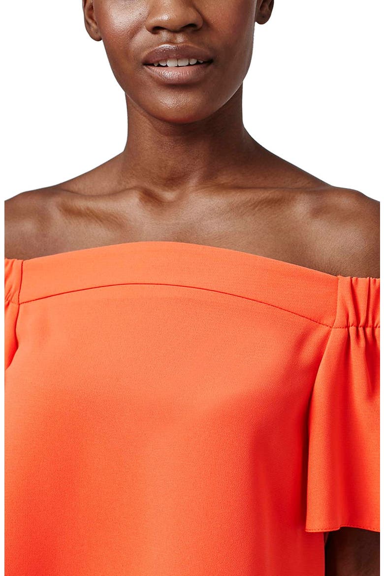 'Livi' Off the Shoulder Top, Alternate, color, RED