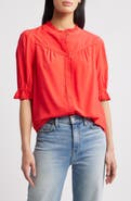 Wit & Wisdom Eyelet Accent Top